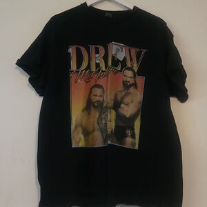 Black Short Sleeve Graphic Tee with Retro Design